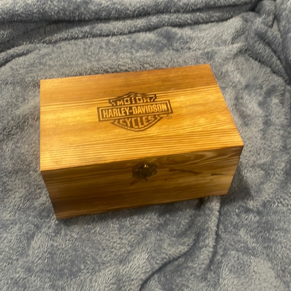 Harley-Davidson Wooden Box